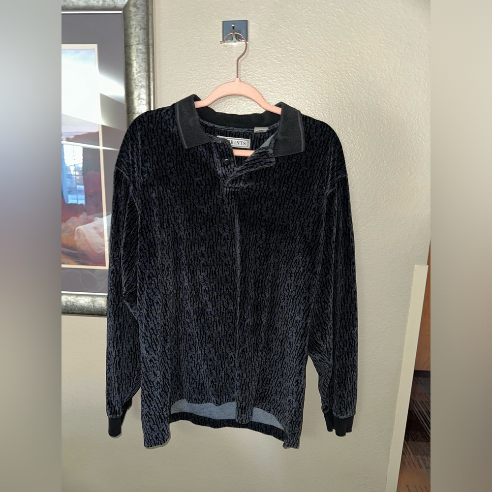 Vintage long sleeved polo shirt